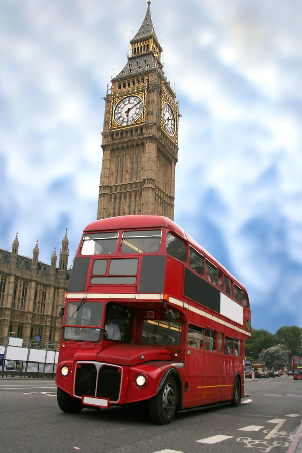 Big Ben and London Bus