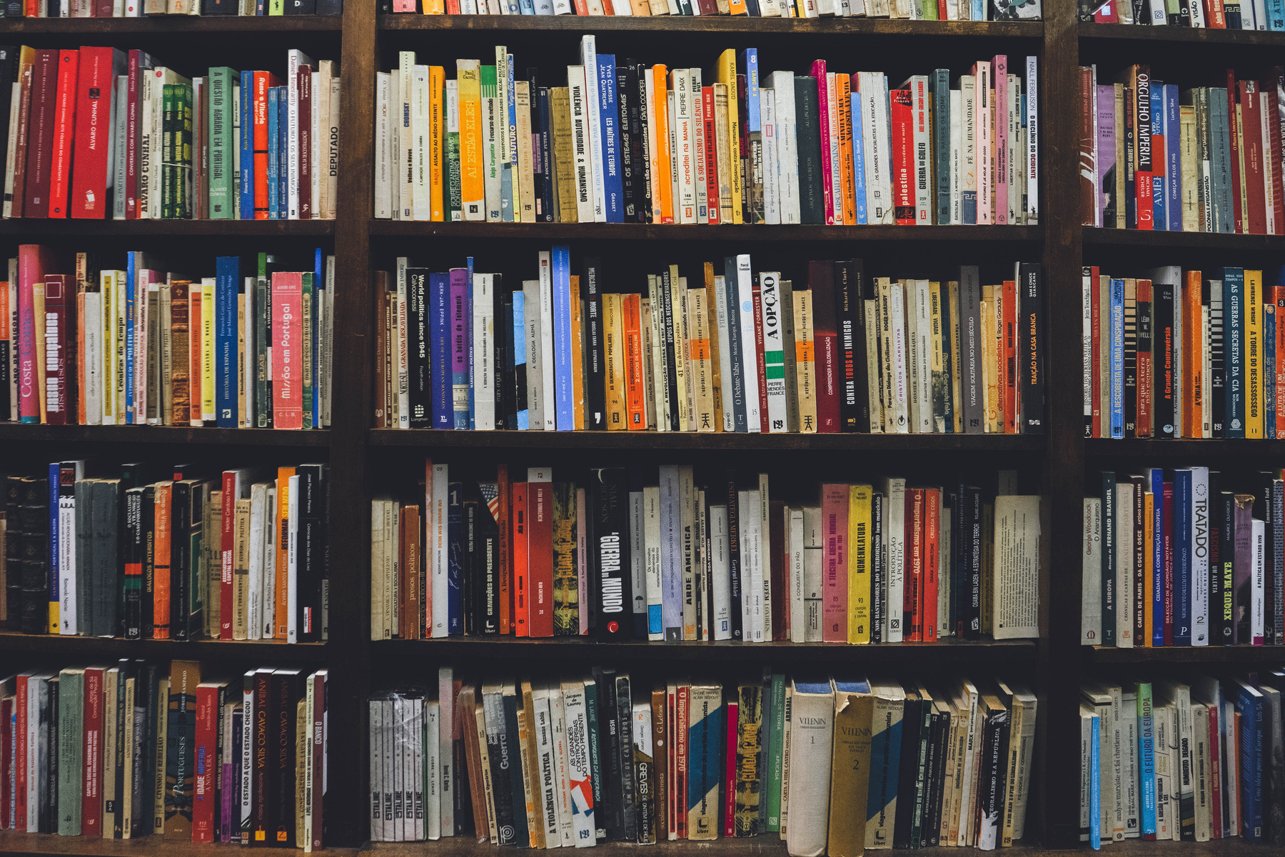 Bookstore in the city center of Lisbon.